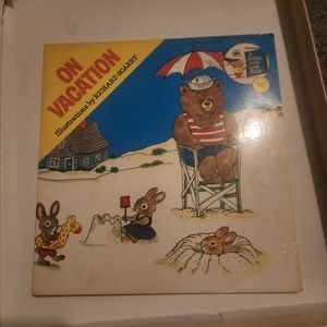 3/$25 a 1970's children's book illustrated by Richard Scarry ON VACATION